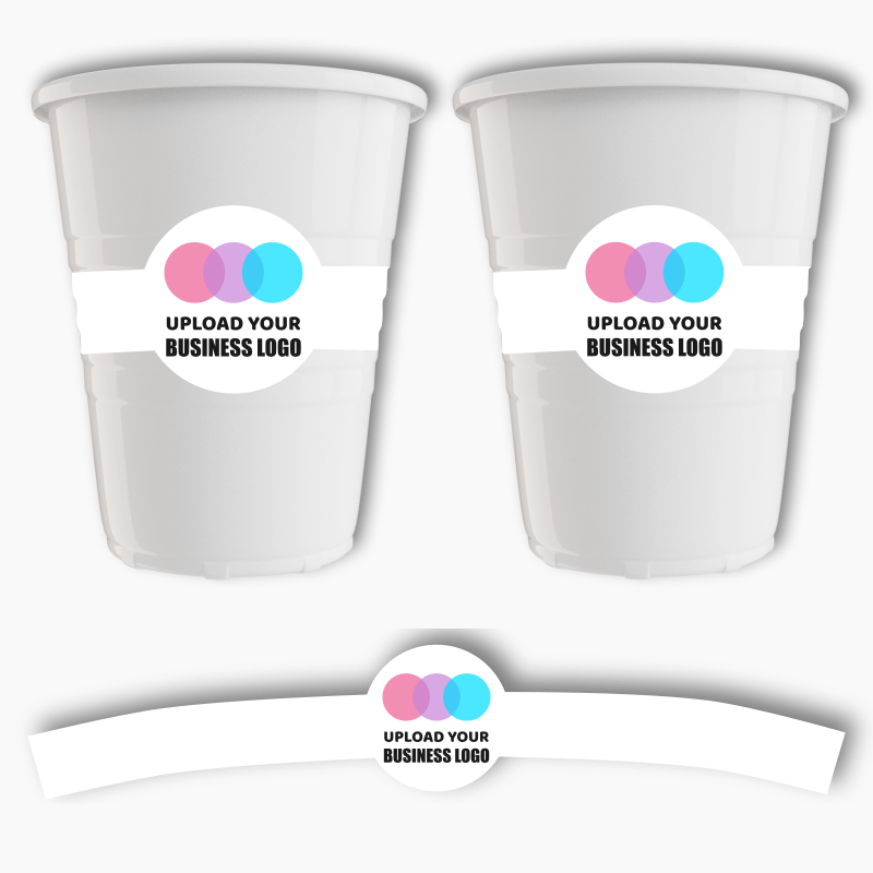 Personalised Business &amp; Company Logo Cup Stickers