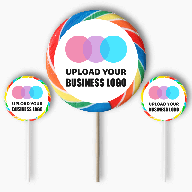 Personalised Business &amp; Company Logo Round Stickers
