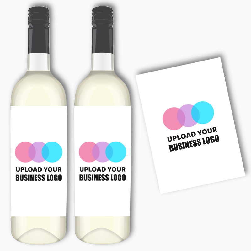 Personalised Business &amp; Company Logo Wine Bottle Labels