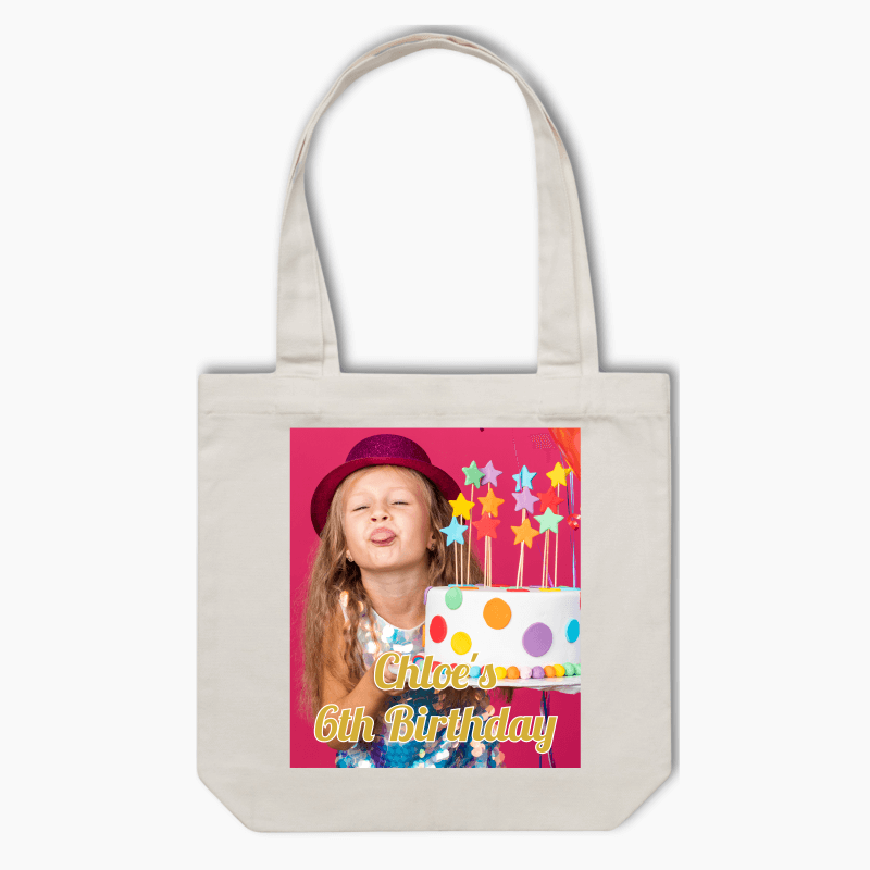 Personalised Create Your Own Party Tote Bag