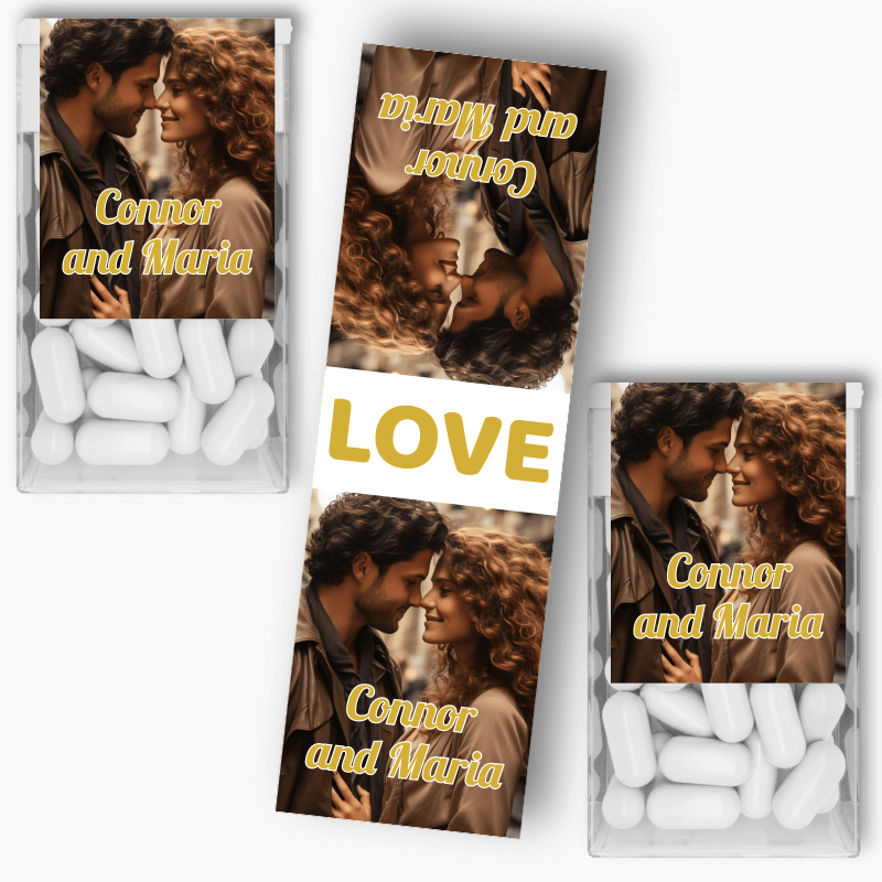 Personalised Create Your Own Engagement Tic Tac Labels