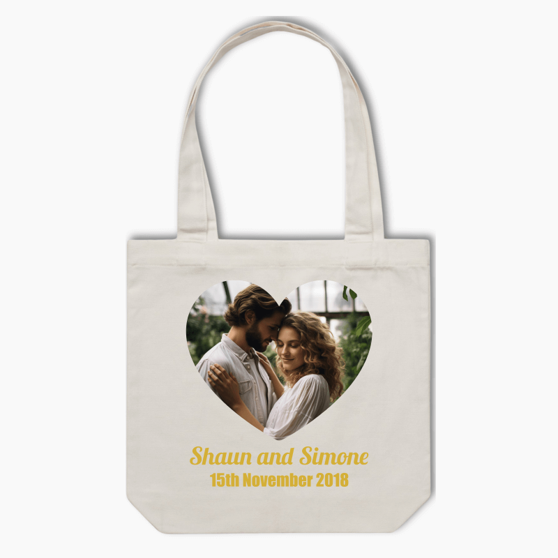 Personalised Create Your Own Wedding Tote Bag