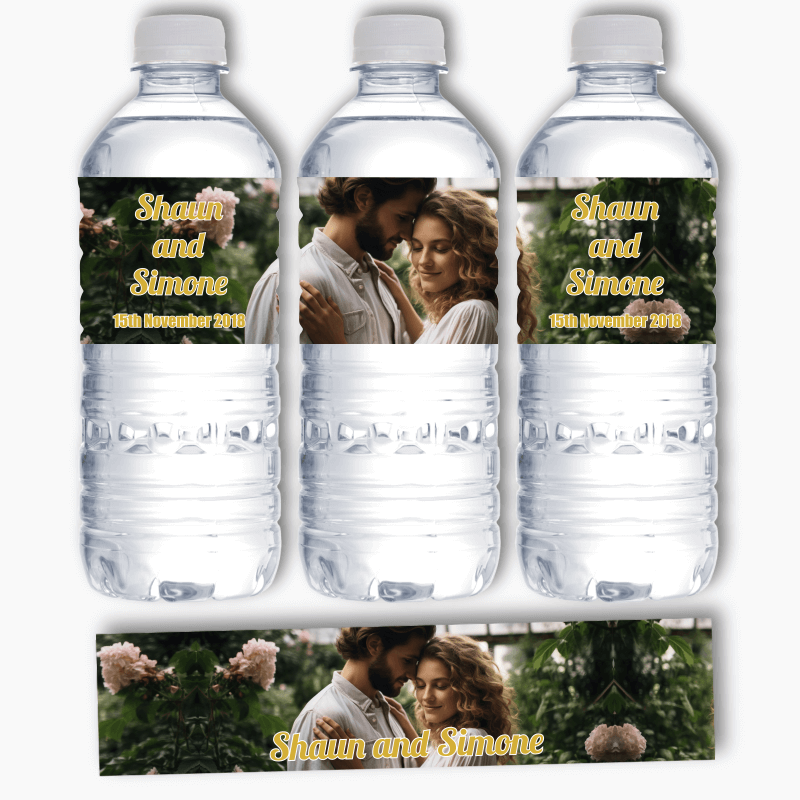 Personalised Create Your Own Wedding Water Labels