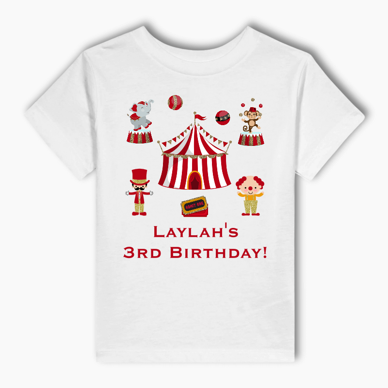 Personalised Carnival Party Kids T-Shirt