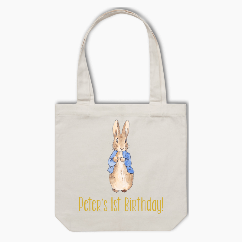 Personalised Peter Rabbit Party Tote Bag