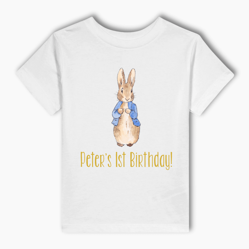 Personalised Peter Rabbit Party Kids T-Shirt