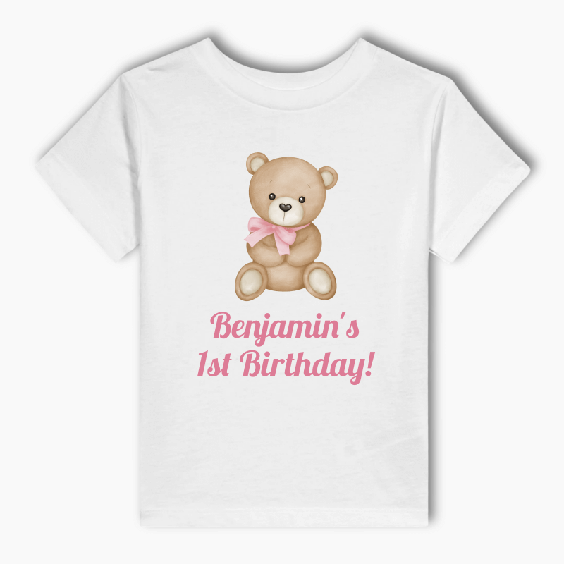 Personalised Teddy Bear Party Adults T-Shirt