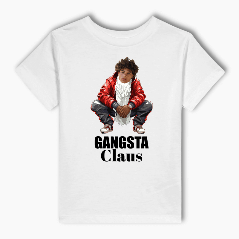 Personalised &#39;Gangsta Claus&#39; Photo T-Shirt