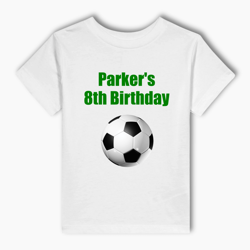Personalised Soccer Party Kids T-Shirt