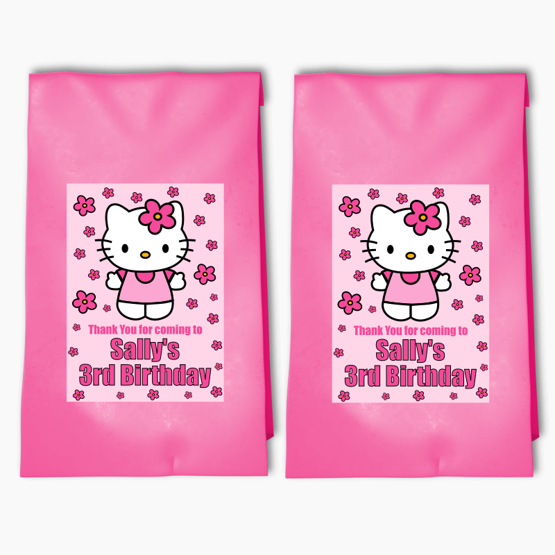 HELLO KITTY themed large loot bags  Melydias Designs  Facebook