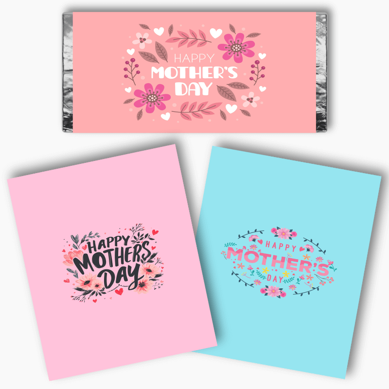 Mothers Day Mini Chocolate Labels