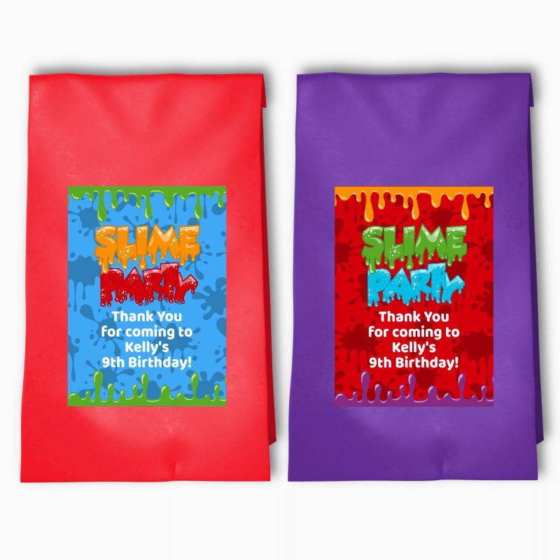 Spooky Sensory Slime Bags