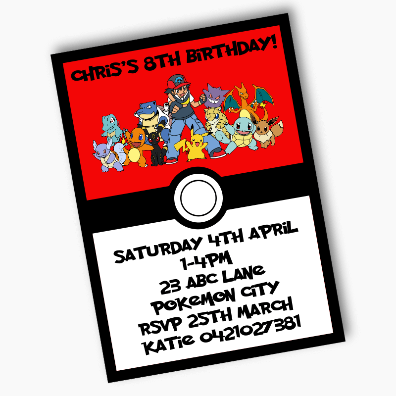 Personalised Party Invitations  400+ Themes to Choose From