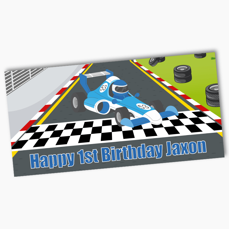 Personalised Race Car Party Banners