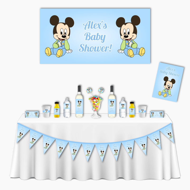 Mickey mouse Party Decor Baby Shower Kids Birthday Party Disposable Party  Supplies Mickey Cake plate 1st birthday boy Decor