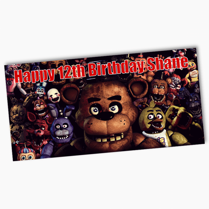 FNAF - Five Nights At Freddy's Birthday Party Ideas, Photo 1 of 24