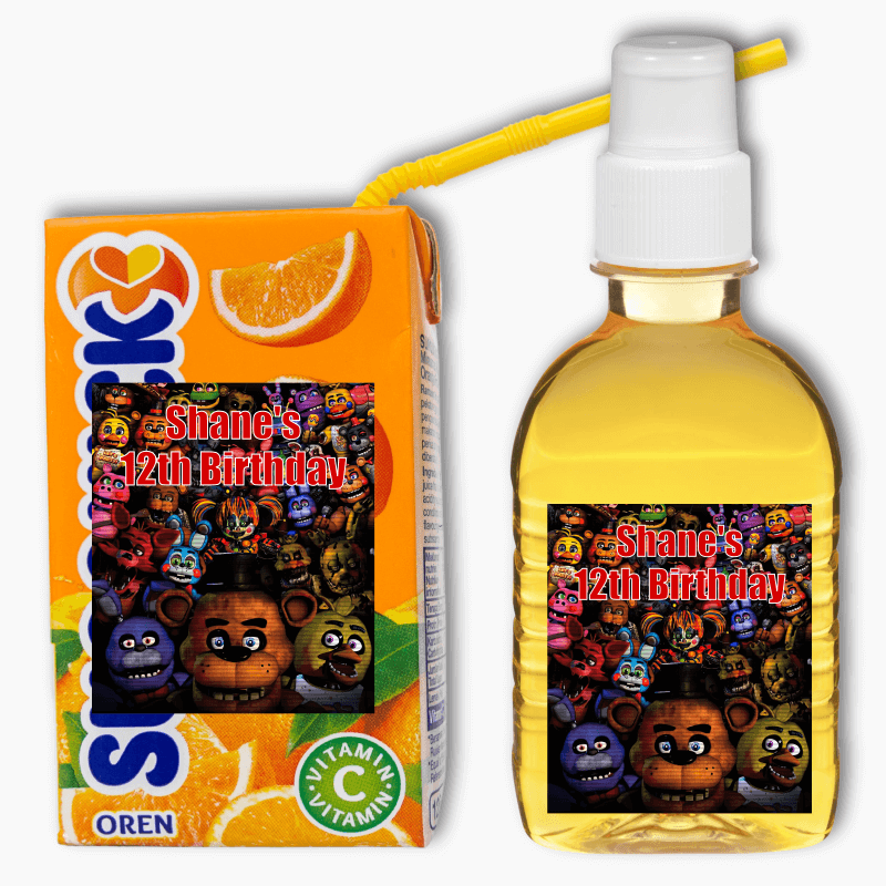 Bottle Stickers Five Nights Freddy