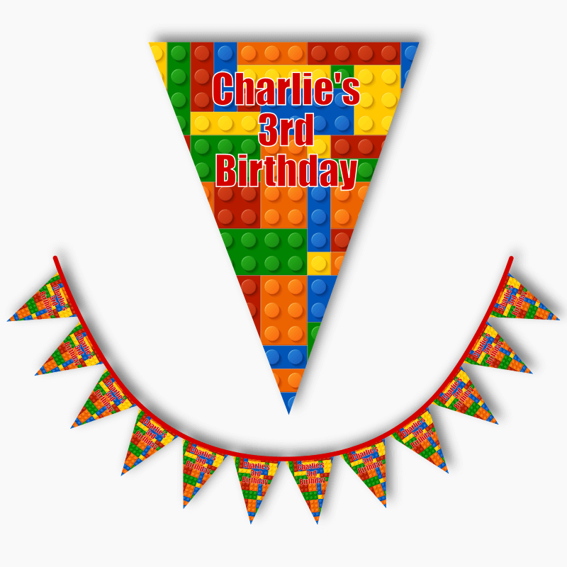 Lego happy birthday banner hot sale