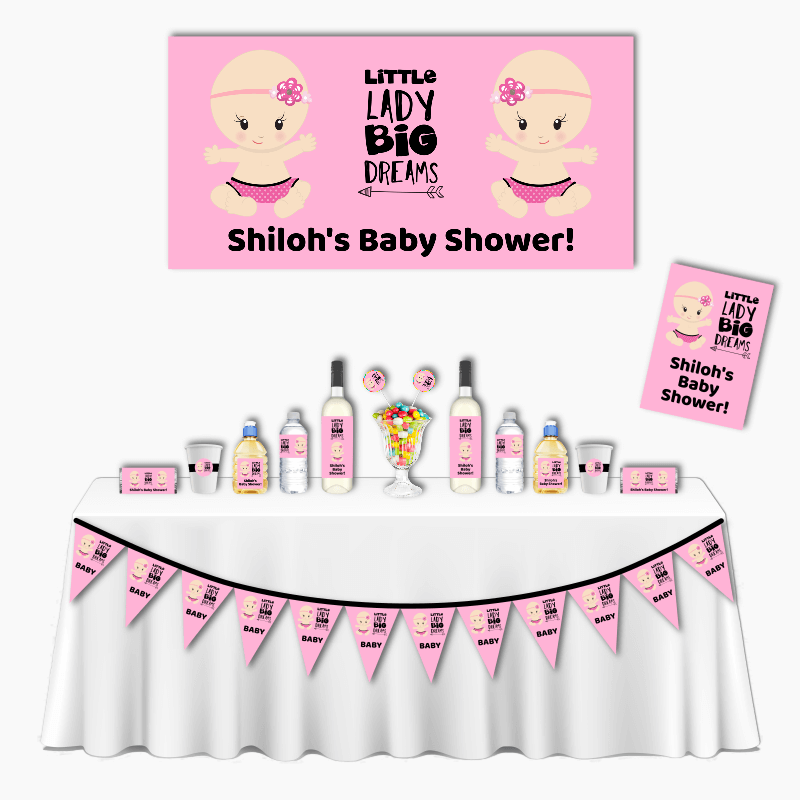 Little lady baby store shower