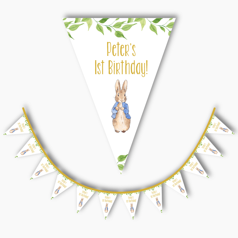 Personalised Peter Rabbit Party Decorations Tagged Birthday Party - Katie  J Design and Events