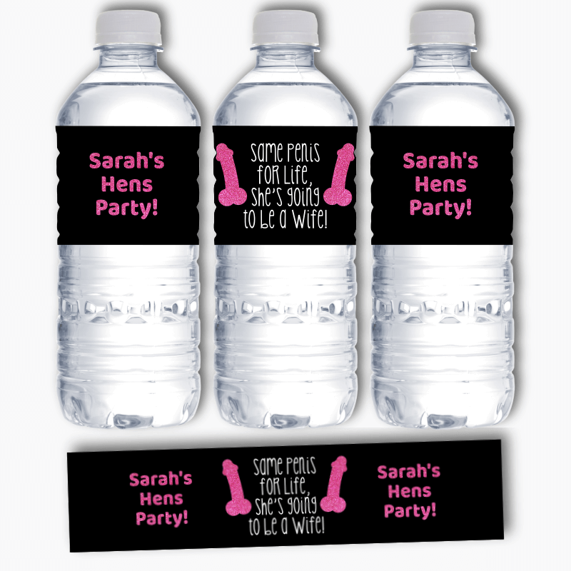 Same Penis Forever Water Bottle Labels – iCustomLabel