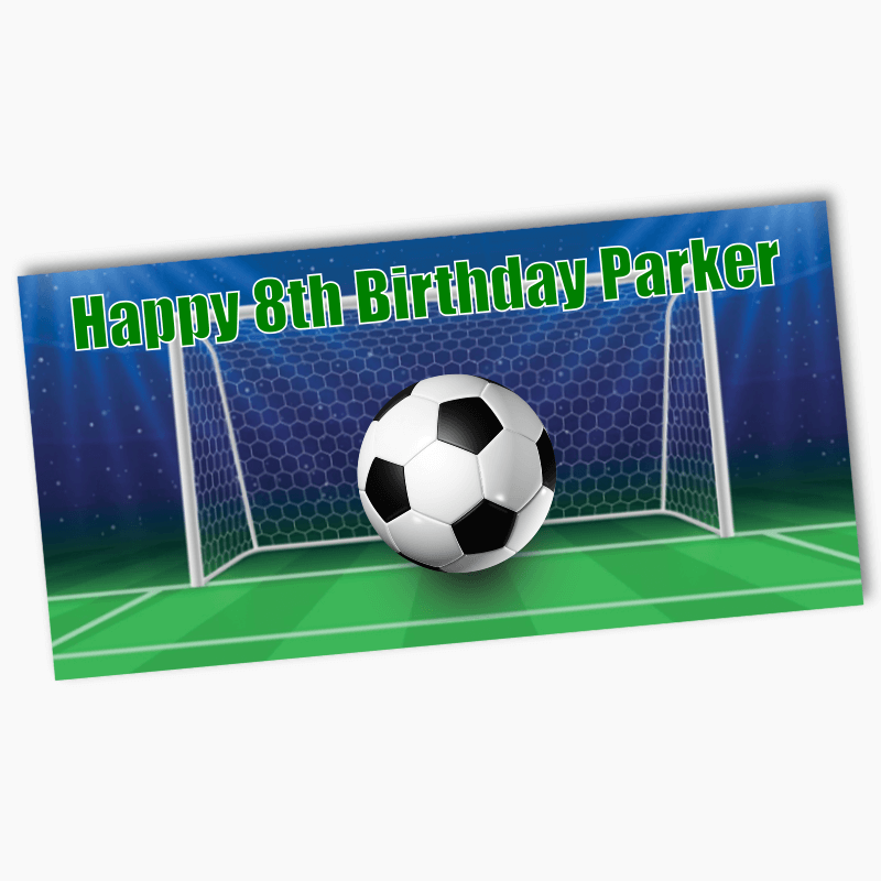 Personalised Soccer Birthday Party Banners